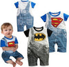 Clothes Baby Suit Boys Superman Batman bebe jumpsuit