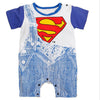 Clothes Baby Suit Boys Superman Batman bebe jumpsuit