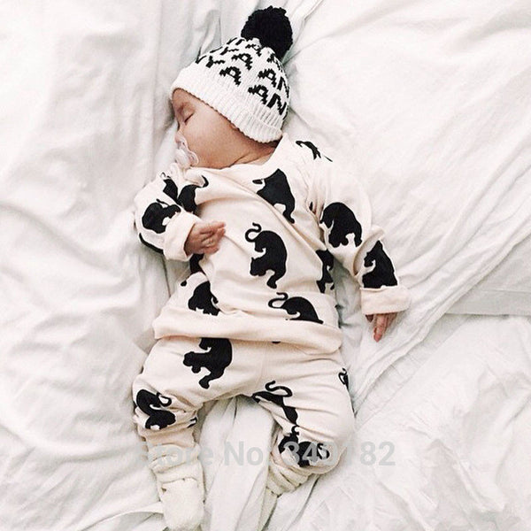 Jumpsuit roupas baby boys girls clothes long-sleeved cartoon