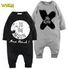Newborn rompers bebes Baby boy Romper branded long Sleeve Baby boy
